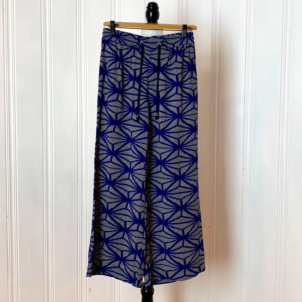 Beautiful ANTHROPOLOGY flowy large leg summer pants 7.2